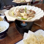かにた川 - ボイルホタテのバター焼き
