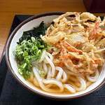 さか枝うどん - かきあげうどん