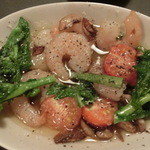 立ち呑み クック オッソ オッセョ! - 海老のアヒージョ