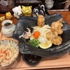 本格さぬきうどん やしま - 朝挽き鶏天ぶっかけうどん冷大　1,408円(税込)