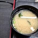 とんかつきのや - 味噌汁
