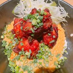 五鉄 - 深谷ねぎ唐揚げあんかけ親子丼