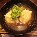 食堂 おがわ - ごま豆腐の揚げ出し