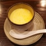 食堂 おがわ - 付き出し（茶わん蒸し・このわた入り）