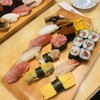 魚がし寿司 - 料理写真:特上寿司一人前半
