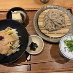 手打ちそば さんぽ - ざる蕎麦と鯛丼