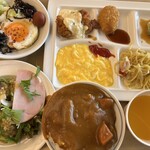 ルートイングランティア - 料理写真:塩焼きそば、魚フライ、チキン南蛮などなど