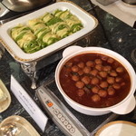 ジ・オークラ・トーキョー - ミートボールの煮込み　ヌードル添え２０１５年３月