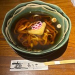 きしや - 家族が頼んだ赤きしめんの小盛りです