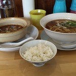 らーめん食堂 ゆうき屋 - 麻婆豆腐定食(しょうゆ)