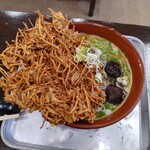 百姓うどん - 料理写真:豪快すぎる、ごぼう天！ヨッシャー