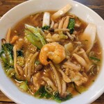 チャイナスタンド 笑龍 - 五目あんかけ中華そば