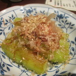 焼鳥 たんべ - ２品目は焼きナス４００円です。
