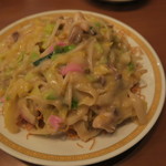 四海樓 - 2015年02月25日（水）　炒メン（細麺の皿うどん）　＜972円＞