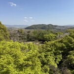アサヒグループ大山崎山荘美術館 喫茶室 - テラスからの眺め
