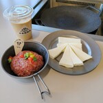千本松牧場 - 千本松牧場牛100%ハンバーグ　160gと焼いて食べるミルクチーズ