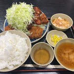 三州屋 - とんかつ唐揚定食