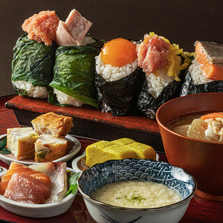 【ランチ】釜戸ご飯の選べるおにぎり御膳