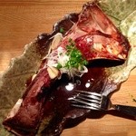 鮮魚とおばんざい 浜金 - マグロのカマのスペアリブ焼750円