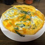 馬上荘 - ニラとじ（もつ入り）630円