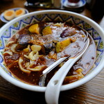 中国ラーメン揚州商人 - この茄子の調理で時間が掛かったのかも