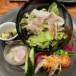 メルモーゾ ダ ドロカワ - サラダのオリジナルドレッシング、美味しかった！