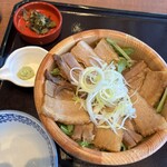 おひつごはん四六時中 - 料理写真:じっくり煮込んだ焼豚おひつごはん