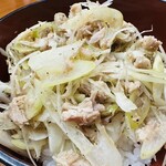 らぁめん たけや - ねぎちゃあしゅう丼＠あっぷ