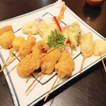 楽味処 祥のれん - 料理写真:串天＆串カツ16本