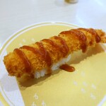 はま寿司 - 大えびフライ握り（お好みソース）
