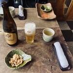 吟八亭 やざ和 - 瓶ビール中