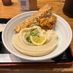 うどん居酒屋 江戸堀 - ★8竹鶏玉ぶっかけ