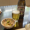 鮨ふく - 料理写真:キリン ラガービール(中瓶)＋小鉢