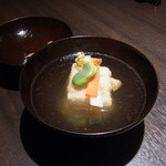 わいん - 2015.3)椀は蓮根餅