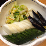 鰻家 - お新香 (2015.1)