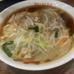 玉泉亭 - Ｂ　サンマーメン・半チャーハン　1,300円
