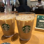 スターバックスコーヒー - ドリンク写真:アイススターバックスラテ(ダブルショット) 565円
