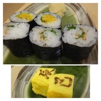 鮨辰巳 - 巻物と玉。
