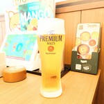 デニーズ - ドリンク写真:■ プレザ・ミアムモルツ、660円