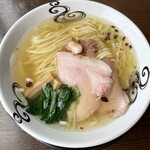 麺創 なな家 - 黒毛和牛ブイヨン山六そば(塩)