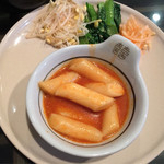 本場韓国料理 沙蘭蛮 - トッポギもさくさん食べました。