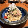 南新宿 和牛焼肉 慶 - 盛り盛りの豚シャブに胡麻だれソースがたっぷり