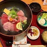 左吉 - 料理写真:「(高知産)生本マグロ丼」@2480