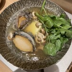五十六屋 - お通し550円　アワビ