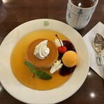 文明堂茶館 ル・カフェ - カステラプディング750円