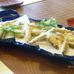 徳山鮓 - 小鮎の天ぷら