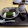 茶のちもと - 「お茶屋さんのあんみつ（ほうじ茶セット）」（1,200円）