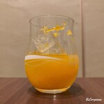 鮨と地酒 地雷也 - ツレの蜜柑酒