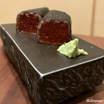 鮨と地酒 地雷也 - 筋子巻