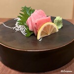 鮨と地酒 地雷也 - 本マグロ大トロ刺し